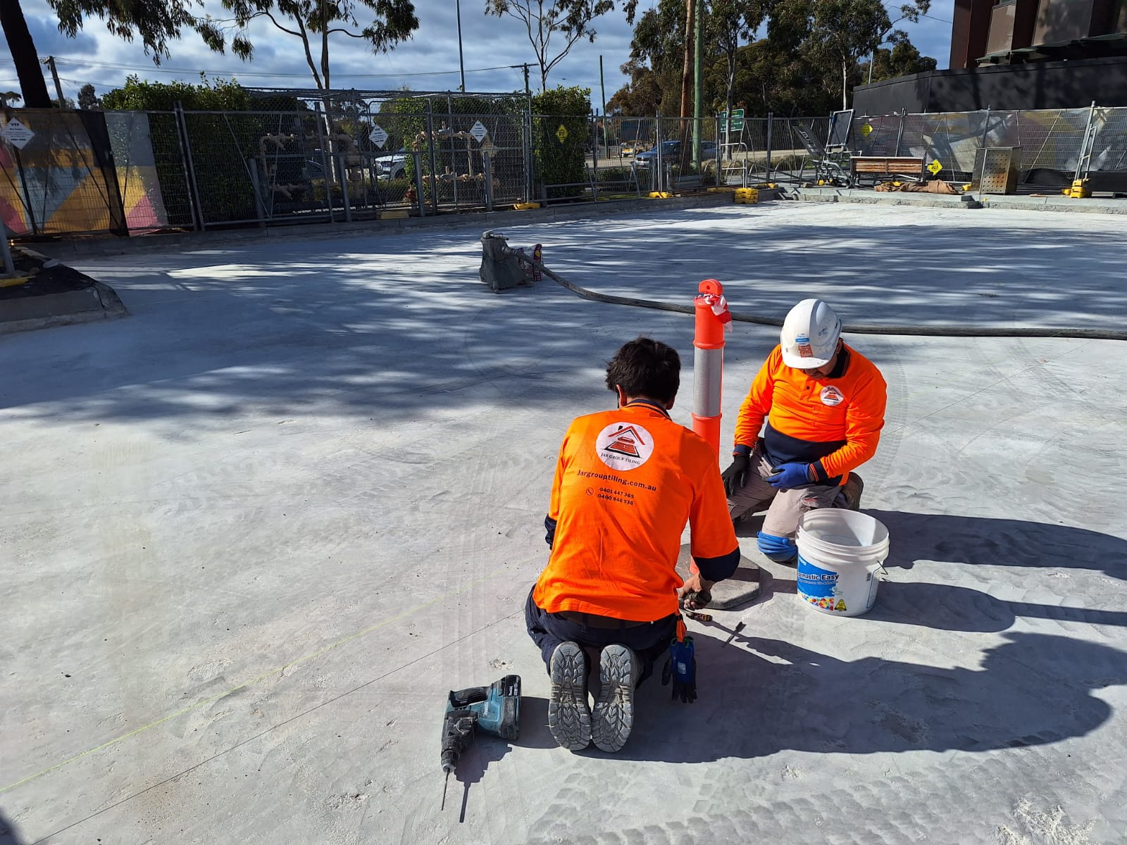 Jar Group tiling screeding