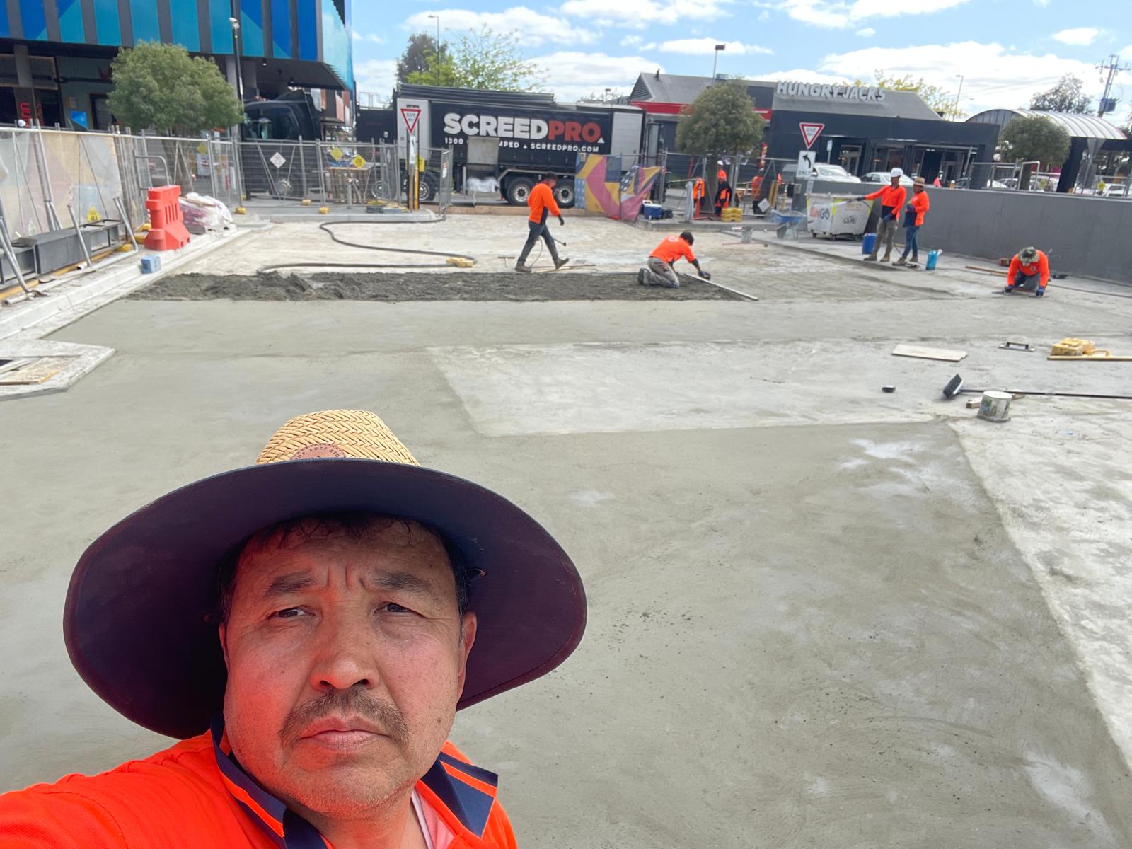 Screed Job by jar group tiling