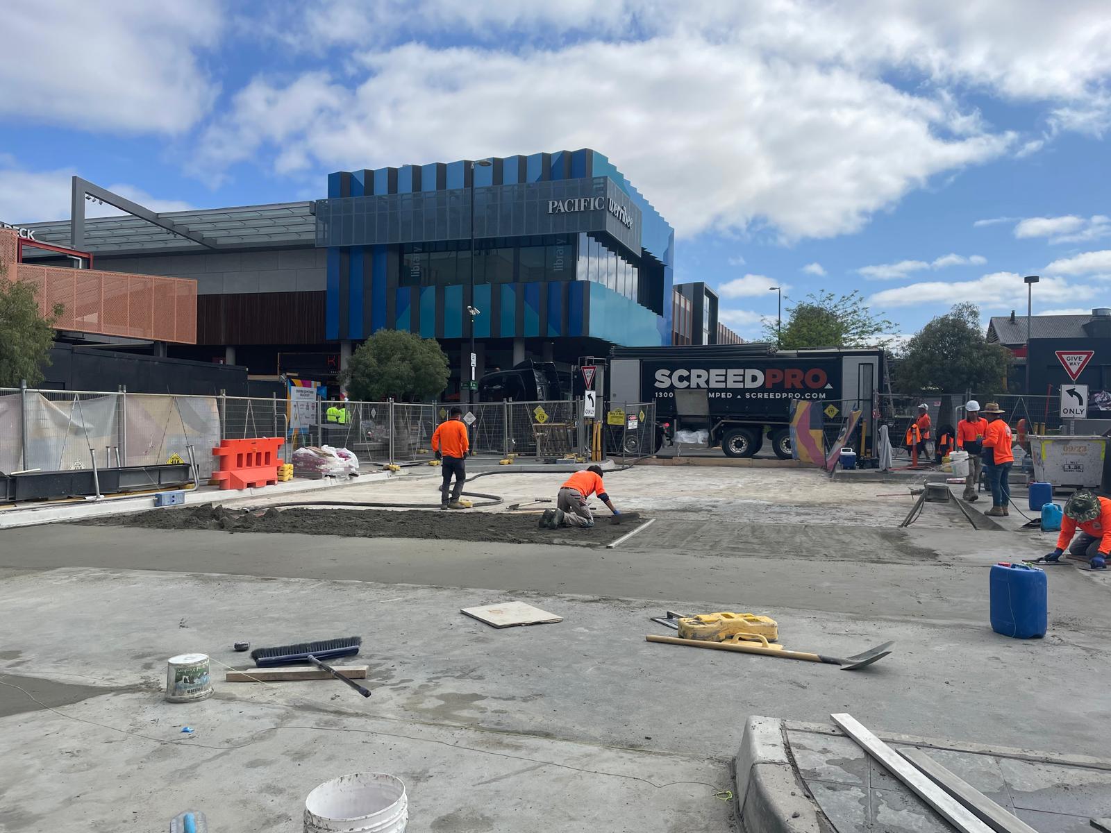 Screed Job by jar group tiling