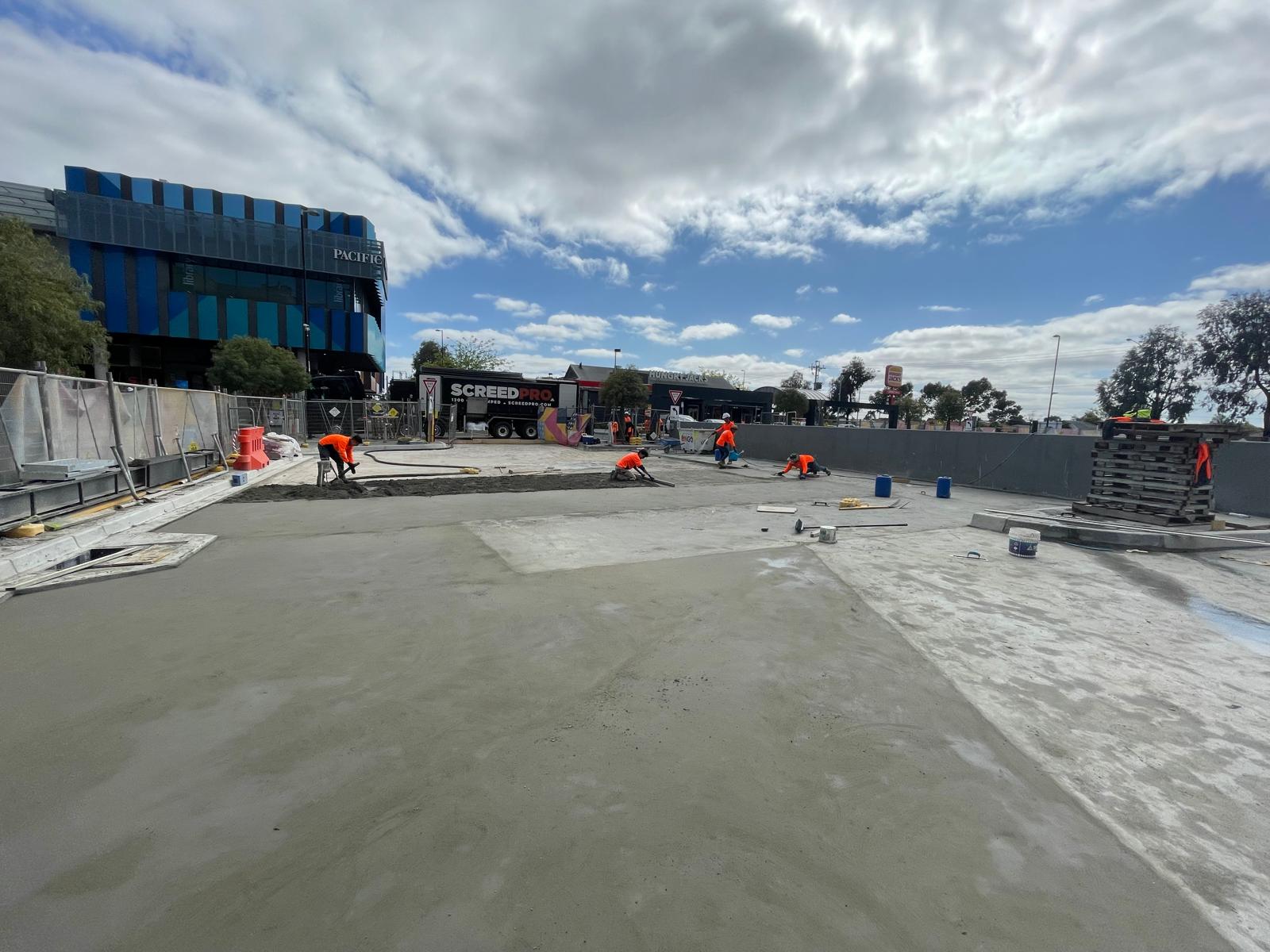 Screed Job by jar group tiling
