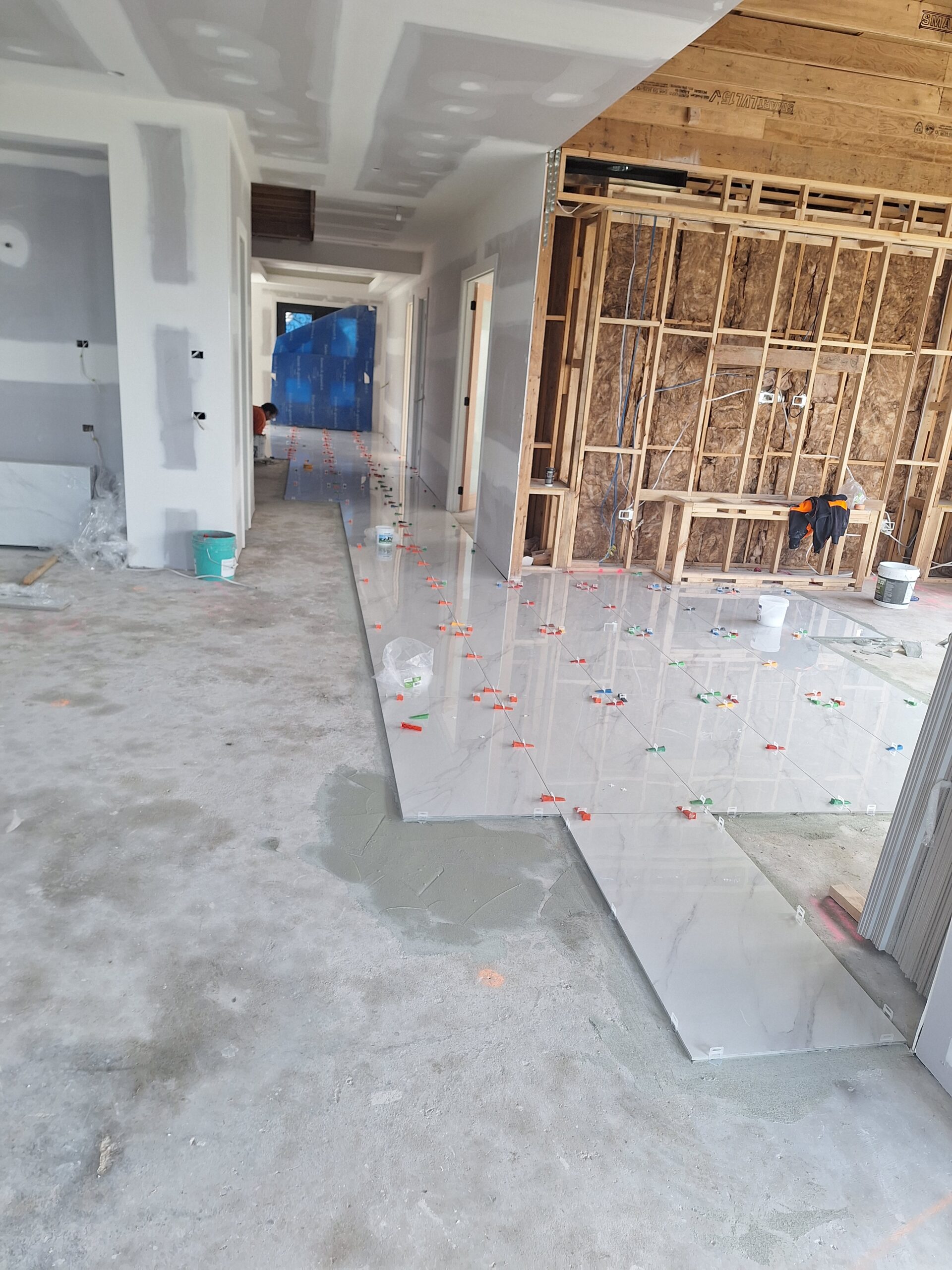 Main Floor Tiling