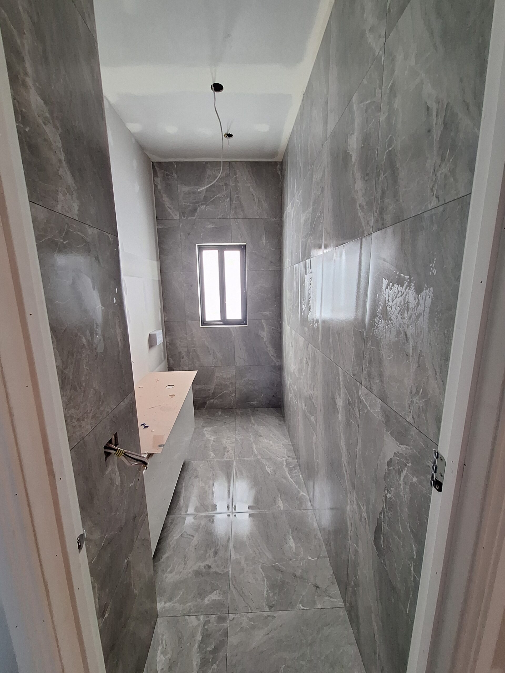 Laundry Wall and Floor Tiling